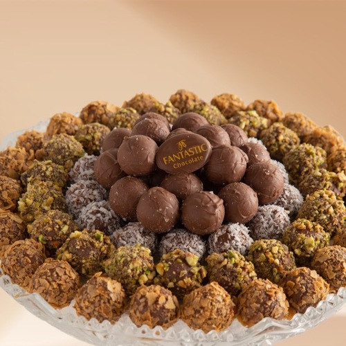 Mixed truffle chocolate tray