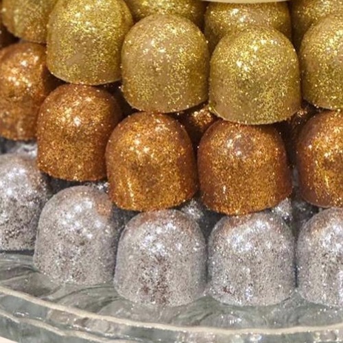 Glitters Chocolate: Gold, Copper, Silver