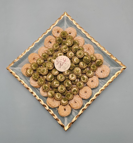 Ghraiba Tray - Ghraiba & French Biscuit Tray