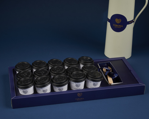 هوت جوكليت (15) حبه H3 - ١٥ حبات هوت جوكلت مع مطاره حليب ساخن