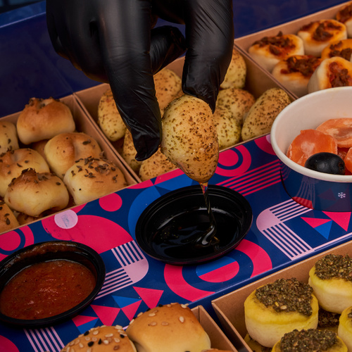 Extra mini fatayer, 8 types