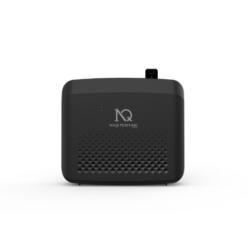 NQ-1500 - A scented device that covers an area of 1,500 to 2,000 cubic metres. It is suitable for small halls, is unobtrusive, supports the timing feature, and can be accessed via Bluetooth in its special program. It comes with a free 500ml scented oil of your choice. * Notes The device's warranty is 6 months ,exchangeable in case of any manufacturing defect  Please don't add water to the perfume to avoid damaging the pump in the device   The company is not responsible incase of any damaging from the misuse