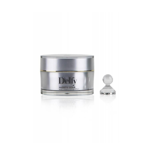 Delfy kw - Magnatic Scrub - This precious facial treatment is a refreshing facial scrub. Its non-oily texture glides on the skin to help exfoliation. It provides gentle cleansing to reveal beautiful and radiant skin. Small particles of diamond-like Corindon and Pearl gently cleanse the skin and remove dead skin cells. The exfoliation revives dull skin helps the skin retain moisture and leaves it feel smooth and radiant. Non-oily texture