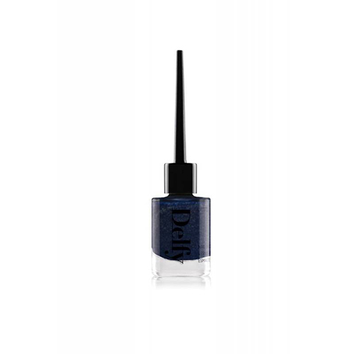 Delfy kw - 1001d   Space Blue - Professional quality nail polish with shiny, powerful colours for up to seven days. The gel texture gives an extreme lacquered shine and an ideal level of fluidity for perfect control and great ease of application. Citral, a natural active ingredient with strengthening and hardening properties, seals and protects the nails creating an unscratchable armor of light.