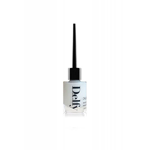 Delfy kw - 8012b  Caclium Milk Enamel - This formula is an advanced balance of natural ingredients that improves overall nail condition.
Contains a unique Strengthening Complex (Calcium + Milk Protein) to reinforce nail keratin from root to tip.
Features an efficient Blend of Hydrating Natural Oil (Pastel seed oil + Linseed Oil). Rich in Omega 3 and essential fatty acids, they are oxygen -cured to harden, help moisturize and soften the nail surface-. Milky opaque nitrocellulose-based formula provides nails with healthy glossy finish.
Nails are efficiently protected and shielded against all daily aggressions. As a nail treatment: Apply two coats of calcium milk enamel once a week.
As a base coat: Apply one coat under your nail polish.
Capacity: 15 ml.