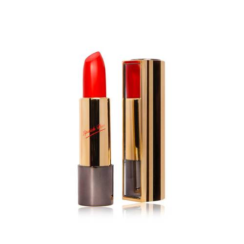 احمر شفاه ديو ذهبي - فورميلا وان - The DUO GOLD two-tone lipstick provides excellent long-lasting coverage on the lips, creating a velvety and creamy texture. Its formulation with Vitamin E, Aloe Vera and Rosehip Oil hydrates and softens the lips, providing a magnificent natural shine. The collection consists of 9 very fashionable colors, both in bold reds, browns and nude tones. This lipstick includes 2 colors: the lighter shade of the heart of the lipstick, which is covered with plant extracts and vitamin E, so it has a moisturizing effect, and the color of the lipstick itself. The light and nude shades can be used freely as a moisturizing lip balm for daily use. Color: Formula One