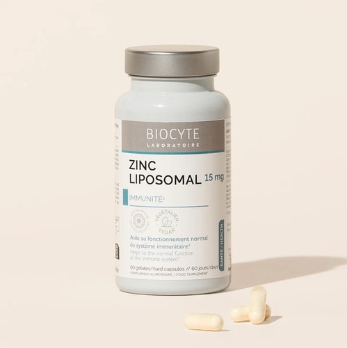 Zn zinc liposomal - Description: for immune defenses and supplement  Main ingredients: ultrazin liposomal zinc  Directions: 1 capsule / day during meal (1 to 3 months )
