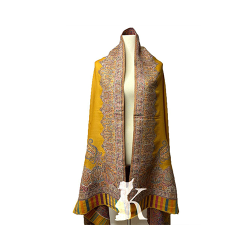 Timeless Beauty Pure Wool Kashmir Shawl-Yellow Gold - Timeless Beauty Pure Wool Kashmir Shawl
Color yellow gold size: 100 cm x 200 cm. Stylish, unique and luxurious for special occasions.