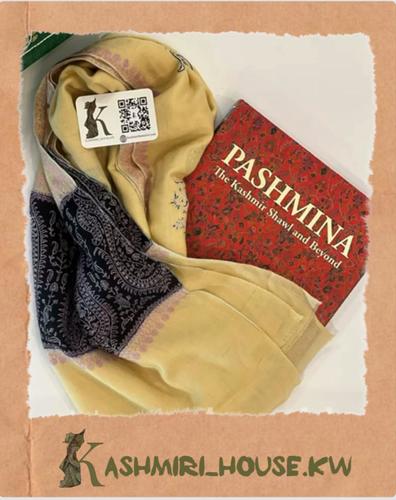 LUXURY PASHMINA SHAWL - LUXURY PASHMINA SHAWL COLOR BEIGE