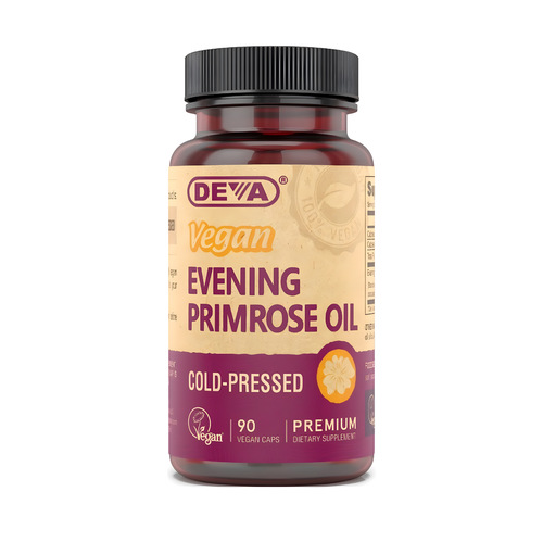 Blue Store 511 - Evening Primrose - It is a well-known source of gamma-linolenic acid (GLA) (omega-6), linoleic acid (omega-6) and oleic acid (omega-9). These are essential fatty acids that are important in maintaining the structure of human cells. It is an organic oil, cold-pressed and unrefined. It comes in vegetable capsules that are made from vegetable cellulose instead of gelatin. Its most important benefits are: 
 ⁃ It has a role in relieving menstrual and joint pain and promoting cardiovascular health. ⁃ Reducing inflammation and improving skin and hair quality. ⁃ Reducing psychological symptoms such as depression and anxiety. ⁃ Helps relieve symptoms associated with menopause such as hot flashes and fatigue.