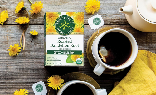 Blue Store 511 - Roasted Dandelion Root Tea - - Removes toxins from the body - Reduces cholesterol levels - It has the ability to kill some cancer cells - Supports kidney health and liver function - Boosts the immune system - Rich in antioxidants - Rich in vitamins A, C, D, and B complex 
 Size: The box contains 16 sachets