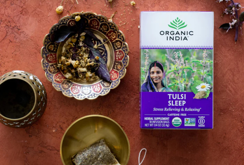 Blue Store 511 - Relaxation and Sleep Tea - Delicate basil is known in India as the king of herbs - Promotes restful sleep - To relieve stress and give you a sense of comfort - Strengthening the immune system - Support the natural detoxification process - Caffeine-free and ideal for consumption at night for lasting clarity - Gluten-free, vegan, organic 
 How to use: Use one bag per cup of boiling water, cover for 5-10 minutes then enjoy the tea. Size: The box contains 18 sachets 
 ** An online payment link will be sent via WhatsApp after confirming the order **