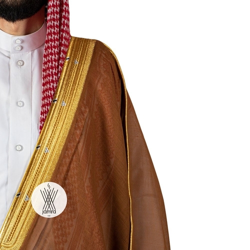 Men's Bisht - Bisht Blond Royal Computer Made in Syria Size 27