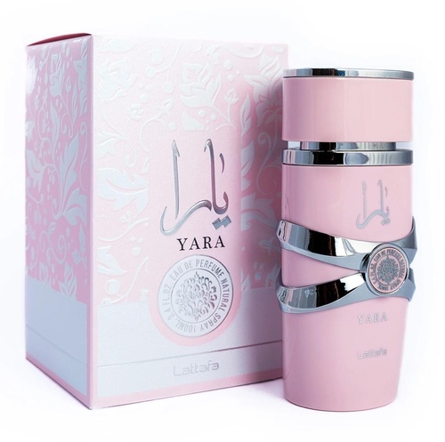 Yara - Brand : Yara pink by Maison Alhambra eau de parfum - 100ml . Top Notes: Orange, Tangerine. Middle Notes: Flower, Rose. Base: Jasmine, fresh, floral