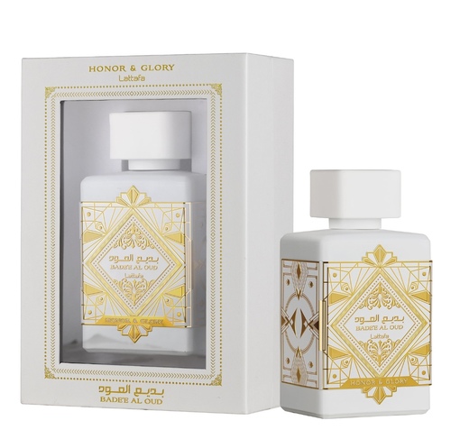 Badee Aloud - Brand: Badee Aloud White By Lattafa eau de parfum - 100ml

. Top notes: Pineapple. Heart notes: Cinnamon, Pepper. Base notes: BenzoinVanilla