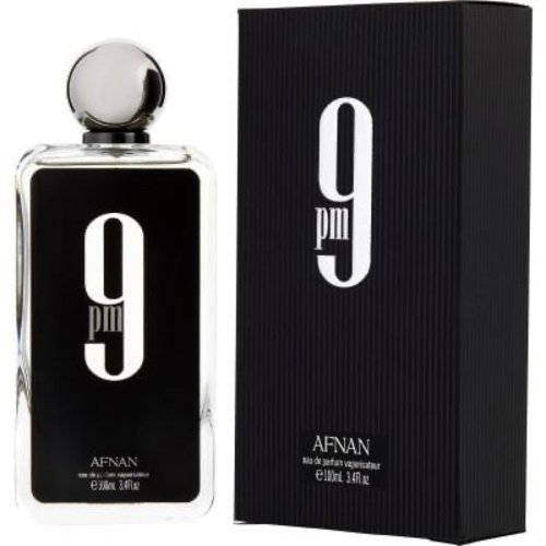 9pm By Afnan - Brand: 9Pm By Afnan Eau De Parfum- 100ml

. Top Notes: Apple، Cinnamon ،Wild Lavender ، Bergamot
. Middle Notes: Orange Blossom، Lily-of-the-Valley
. Base Notes: Vanilla، Tonka Bean، Amber، Patchouli