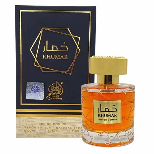 khumar - Brand: khumar by lattafa eau de parfum - 100ml

. Top Notes  Cinnamon  Nutmeg  Bergamot . Heart Notes  Dates  Praline  Tuberose  Mahonial . Base Notes  Vanilla  Tonka Bean  Benzoin  Amberwood  Myrrh