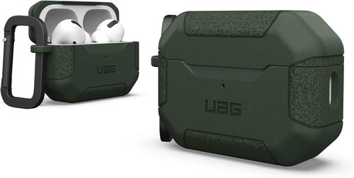 UAG AirPods Pro 1&2 Scout Case - UAG AirPods Pro 1&2 Scout Case is the ultimate guardian for your AirPods Pro 1 and 2 models. Designed with rugged durability in mind, this case offers robust protection against daily wear, drops, and scratches. Crafted with precision, it ensures a snug fit while providing easy access to charging ports. Its scout-inspired design combines style and resilience, making it an ideal choice for those seeking dependable defense and a touch of adventure for their AirPods Pro.