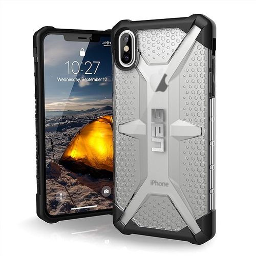 UAG iPhone XS Max Plasma Case - UAG iPhone XS Max Plasma Case is a perfect blend of durability and style for your iPhone XS Max. Crafted with a clear, rugged design, it offers robust protection against drops and scratches while showcasing the beauty of your device. Its slim profile fits snugly, providing easy access to ports and buttons without adding bulk. Ideal for those seeking reliable, military-grade protection that allows the natural elegance of their iPhone XS Max to shine through.