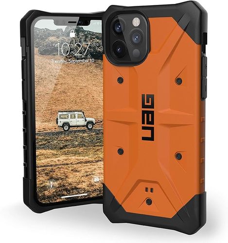 UAG iPhone 12 / iPhone 12 Pro Pathfinder Case - UAG iPhone 12 / iPhone 12 Pro Pathfinder Case is a rugged yet sleek shield for your device. Built with durable materials, it provides exceptional protection against drops and impacts without compromising the phone's design. Its precise construction allows for easy access to ports and buttons, maintaining a slim profile while offering reliable defense. Perfect for those seeking a combination of durability and style for their iPhone 12 or iPhone 12 Pro, especially ideal for active lifestyles.