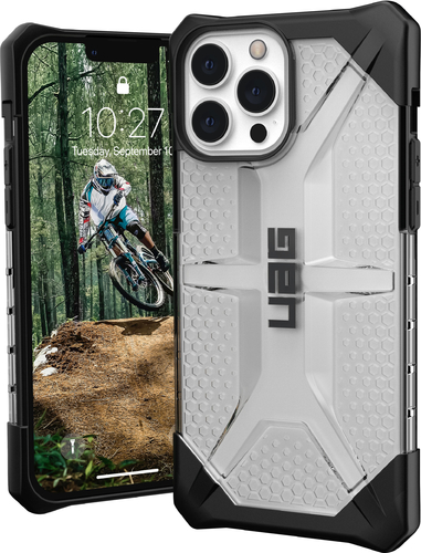 UAG iPhone 13 Pro Plasma Case - Robust UAG Plasma case provides the protection your iPhone 13 Pro deserves. The Plasma series offers functionality and style in addition to protection. The case is made up of three strong layers and  meets the military drop test standards. Despite the proper protection, the case is slim, light and has a profile that supports wireless charging. The case is of course not intended to get in the way.  Drops, bumps and other extreme conditions are no match for this high-quality UAG case! 

Lightly transparent iPhone case
Because the housing of the UAG Plasma case is slightly transparent, the original iPhone design remains somewhat visible. This ensures a special and unique appearance!