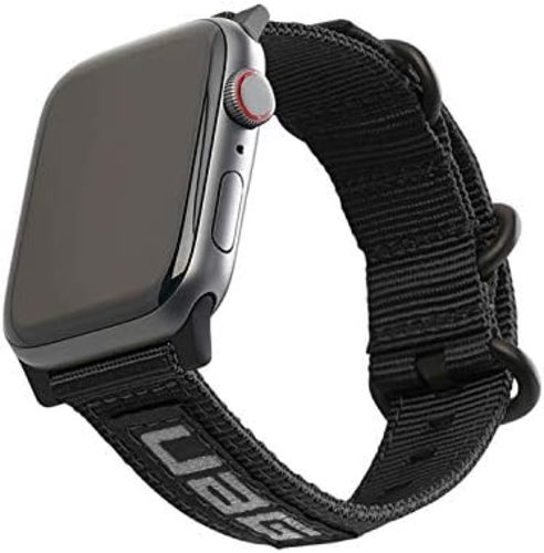 UAG Apple Watch 45/44/42mm/Ultra Nato Eco Strap - The UAG Apple Watch Ultra NATO Eco Strap fits 45mm, 44mm, and 42mm models, featuring a durable and eco-friendly design, ensuring a secure and stylish fit for your Apple Watch.