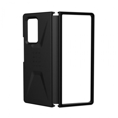 UAG Samsung Galaxy Z Fold 2 Civilian - Black - The UAG Samsung Galaxy Z Fold 2 Civilian Case in Black provides reliable protection with a sleek design. Its durable construction shields your device from daily wear, ensuring defense against scratches and minor impacts while maintaining a stylish appearance.