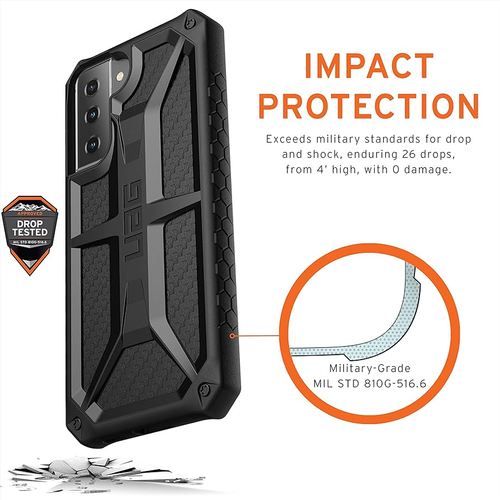 UAG Samsung Galaxy S21 Plus Monarch Case - The UAG Samsung Galaxy S21 Plus Monarch Case is designed to provide superior protection for your device. Crafted with premium materials and a rugged yet elegant design, it offers exceptional defense against impacts, drops, and scratches while maintaining a stylish appearance for your Samsung Galaxy S21 Plus.