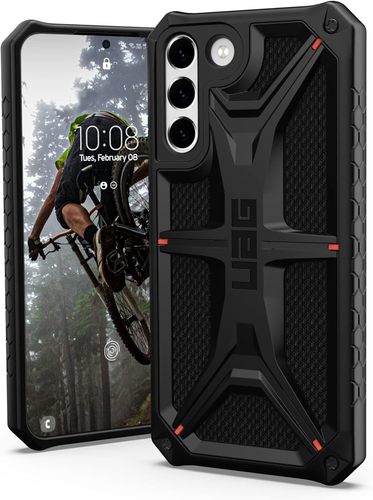 UAG Samsung Galaxy S22 Plus Monarch Case - Black - The UAG Samsung Galaxy S22 Plus Monarch Case is designed to offer exceptional protection for your device. Crafted with premium materials and a robust build, it aims to provide superior defense against impacts, drops, and scratches while maintaining a sophisticated appearance for your Samsung Galaxy S22 Plus.