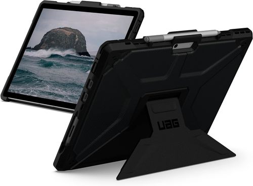 UAG Microsoft Surface Pro X Plasma Case With Handstrap & Shoulder Strap - The UAG Microsoft Surface Pro X Plasma Case, if available with a hand strap and shoulder strap, is likely crafted to offer durable protection and enhanced portability for your device. With its sturdy design and potential inclusion of a hand strap and shoulder strap, it aims to safeguard the Surface Pro X from impacts and scratches while allowing for hands-free carrying. These straps can provide added convenience and security, especially for users on the move.