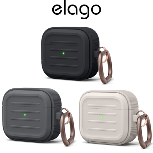 Elago AirPods 3 Armor Case - The Elago AirPods 3 Armor Case provides robust protection for your AirPods 3, featuring a tough armor design that shields against impacts and scratches. Its precision-fit design ensures easy access to your AirPods while keeping them secure and safe.