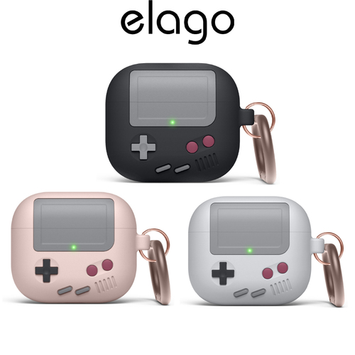 Elago AirPods 3 AW5 Hang Case (GameBoy) - The Elago AirPods 3 AW5 Hang Case in GameBoy design is a fun and nostalgic way to protect your AirPods 3. Featuring a classic GameBoy-inspired look, it offers reliable protection against scratches and impacts while allowing convenient access to your AirPods.