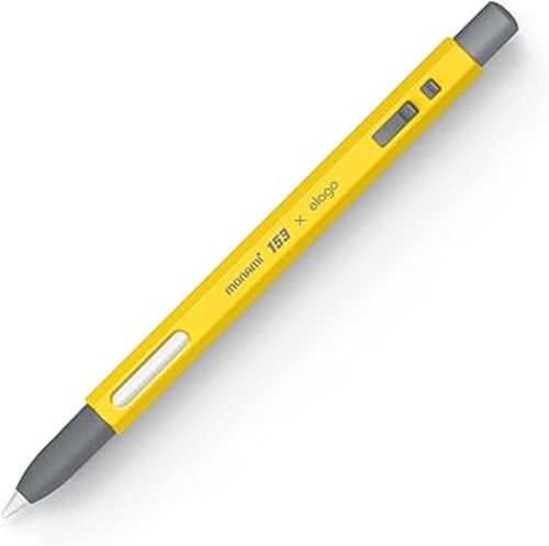 Elago Apple Pencil 2nd Gen Monami Case - Yellow - The Elago Apple Pencil 2nd Gen Monami Case in Yellow adds vibrancy and protection to your Apple Pencil. With its eye-catching yellow Monami design, this case safeguards your pencil from scratches while offering a comfortable grip for a delightful writing experience.