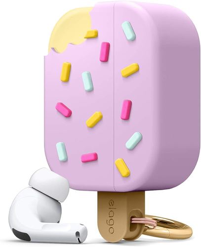 Elago AirPods Pro 2 Ice Cream Case - The Elago AirPods Pro 2 Ice Cream Case offers a delightful and protective cover for your AirPods Pro. Its playful design resembling an ice cream cone adds a touch of fun while ensuring reliable safeguarding for your device.