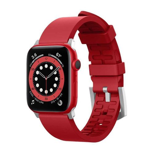 Elago Apple Watch 45/44/42mm/Ultra Premium Fluoro Rubber Strap - Red