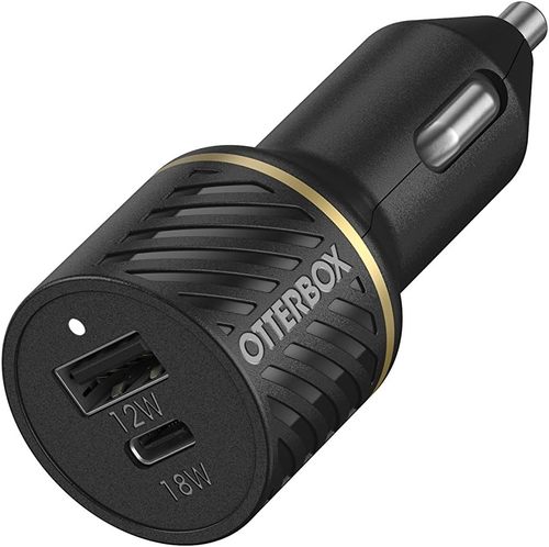 OtterBox Car Charger 30W - USB-C 18W + USB-A 12W USB-PD