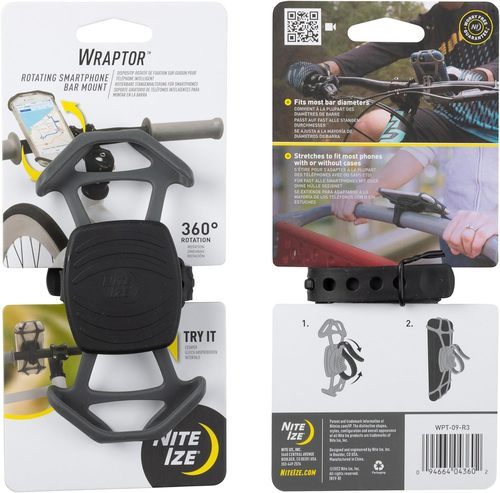 Niteize Wraptor™ Rotating Smartphone Bar Bike Mount