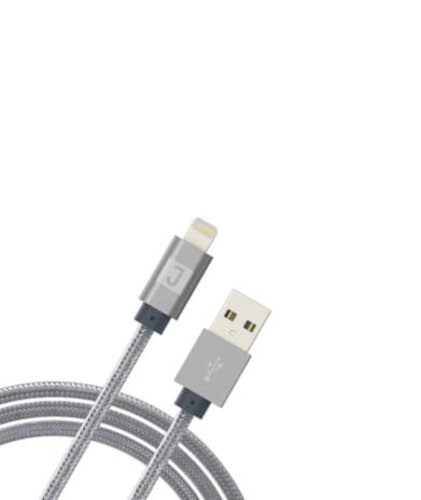 Juku Charge & Sync Lightning  XL Cable - 3 Meter, Braided, 2.4A, Space Grey Metallic