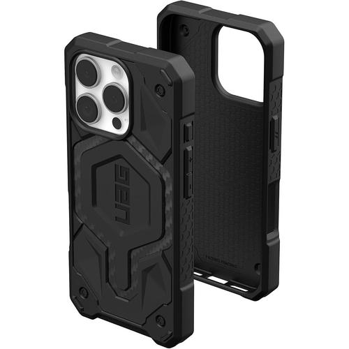 UAG iPhone 16 Pro Monarch Pro Magsafe Case - About this item
ERGONOMIC DESIGN: The redesigned Essential Armor provides uncompromised defense featuring a ultra-slim co-molded construction. An ergonomic design provides a comfortable and sleek feel in your hand, with a contoured edge that enhances grip.
CONTOURED PERIMETER EDGE: Designed with an anti-slip traction grip for a secure and easy handling in any situation.