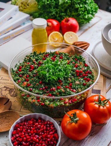 Tabouleh - Prep time: 30 min