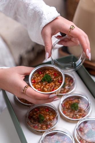 Waraq3nab Risotto - the box contain total of 8 small Risotto cups