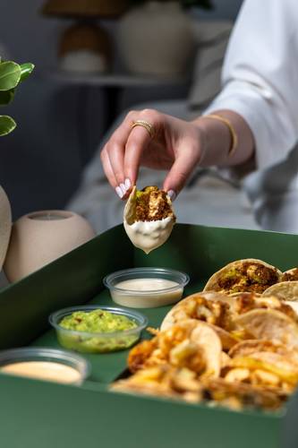 Fried veggies tacos