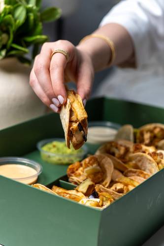 Fried veggies tacos