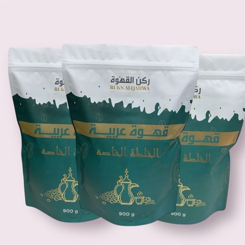 عرض القهوة عربية الخلطة الخاصة 900 جم 3 حبات