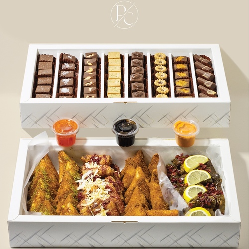 Offer 2 Box - 2 Box Offer 1 box mix citrus with samosa and 1 Large box chocolate.