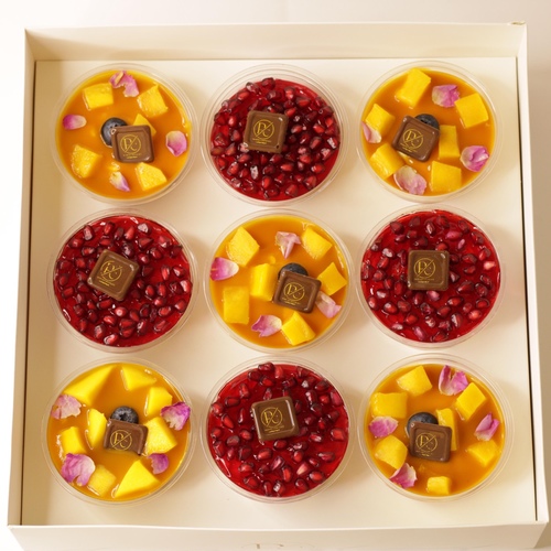 مكس ترافيل مانجو وترافيل رمان - صندوق يحتوي على 5 حبات ترافيل مانجو و٤ حبات ترافيل رمان