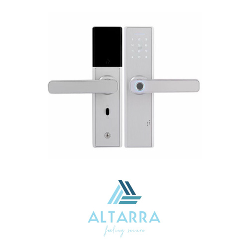 W1 Wood - Most selling smart lock for wooden doors and PVC doors that works in every 
aspect Card, Fingerprint, passcode and WIFI via the app gives you full control over 
your door if you are in home or outside, uses 4 AAA batteries can run easily for 6 
months with each set of batteries.