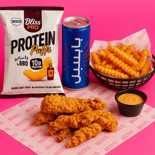 Protein bbq chicken tenders meal
