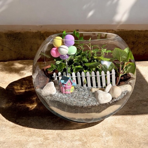 حديقة زجاجية حجم لارج (عيد ميلاد)