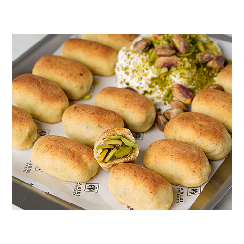 Karabeej - Prepared from semolina and pistachio